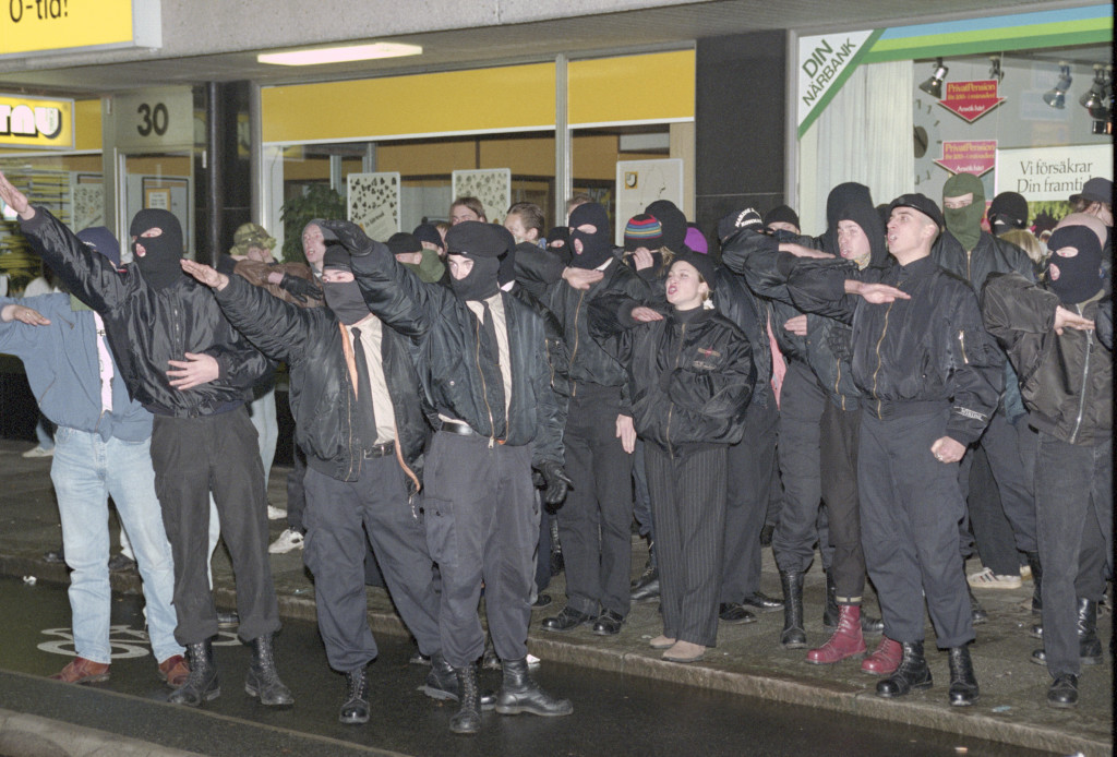 vam-demonstration i gteborg. (vitt ariskt motstnd)