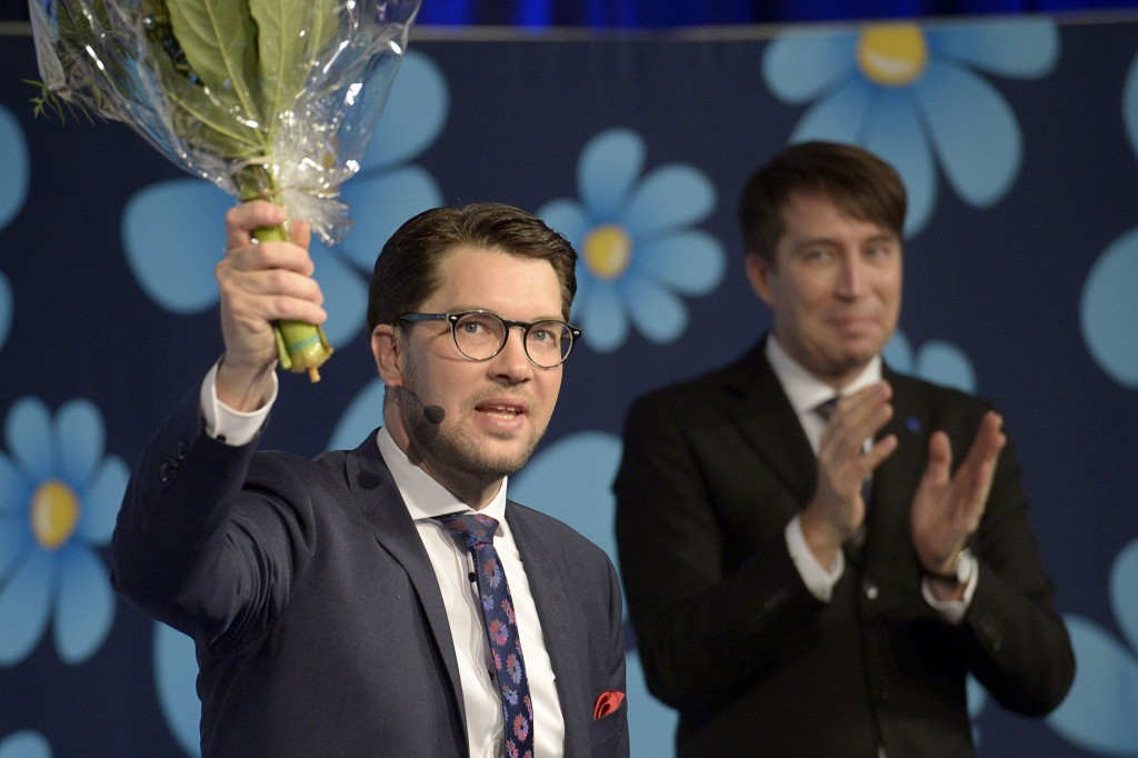 sverigedemokraternas landsdagar i lund. jimmie åkesson, politiker (sd) sverige partiledare, och richard jomshof
FOTO: Urban Andersson